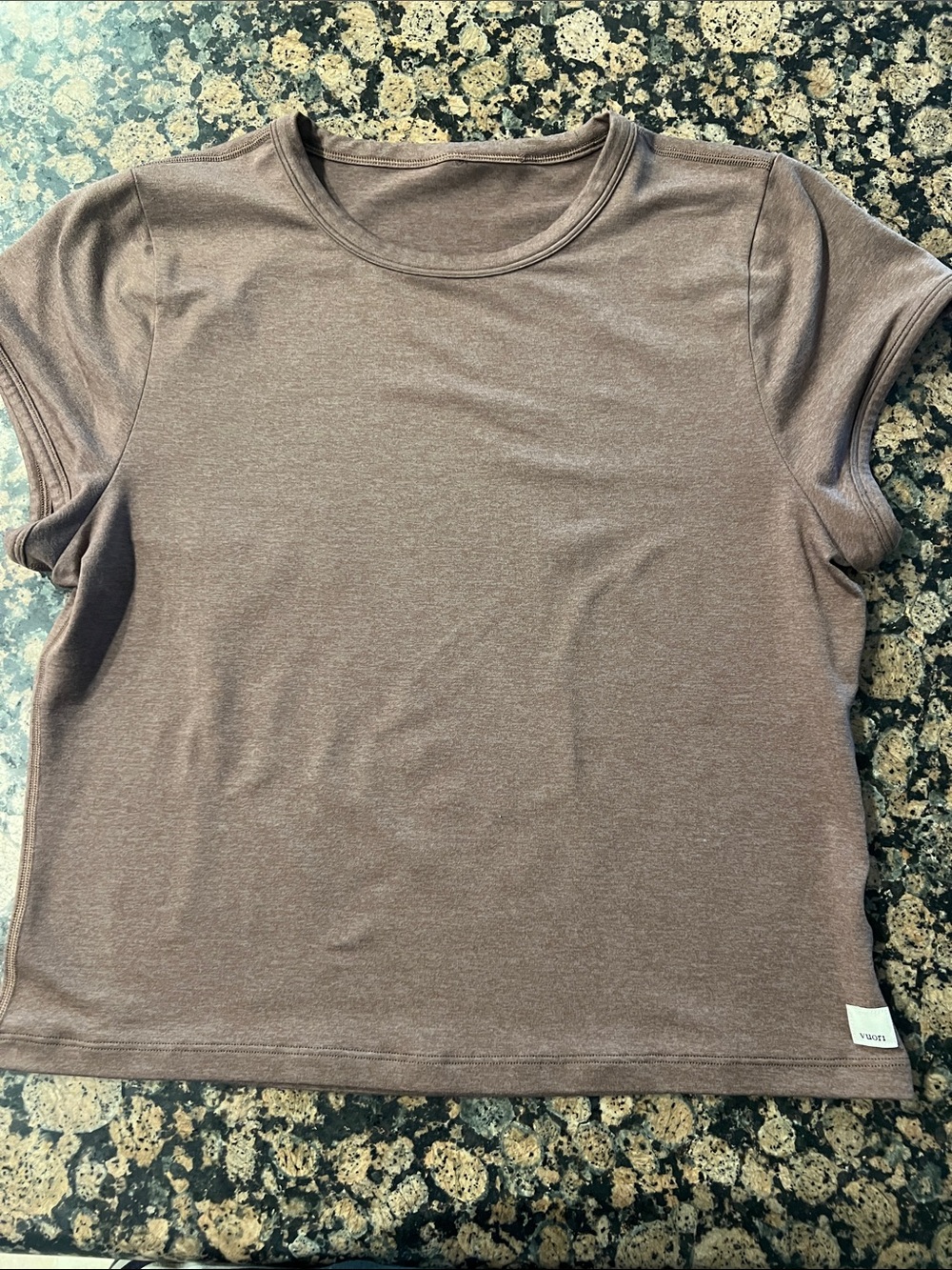 Vuori Short Sleeve Crew Tee - Brown